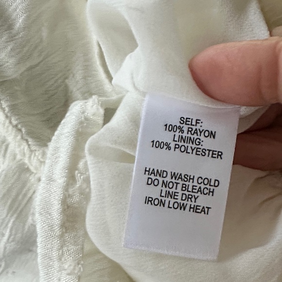 Lulu’s Off-Shoulder Peasant Top - White - Picture 8 of 8